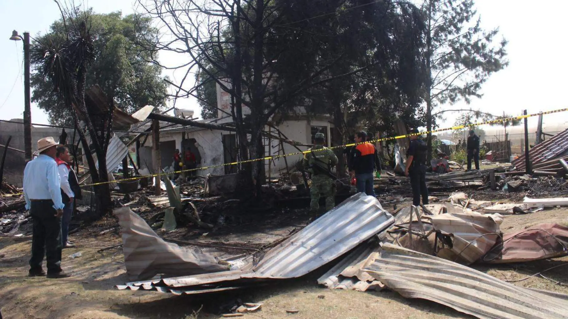 Sube a ocho personas lesionadas explosión de pirotecnia en Coronango